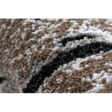 Dywan nowoczesny COZY 8985 Brick Kostka brukowa, kamień - Strukturalny, dwa poziomy runa brązowy – miniatura 5