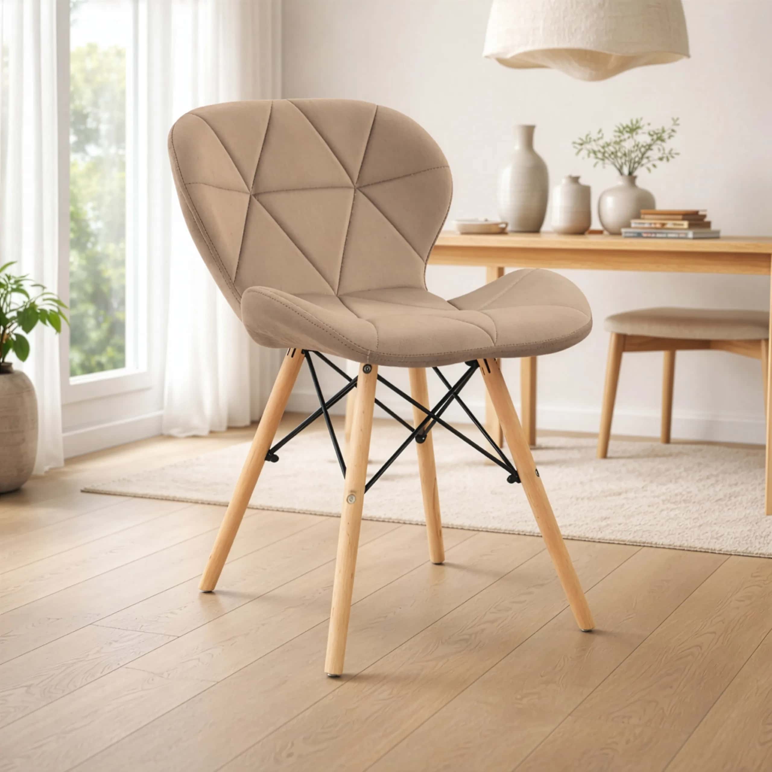 Krzesło Zoe 2 taupe – miniatura 3
