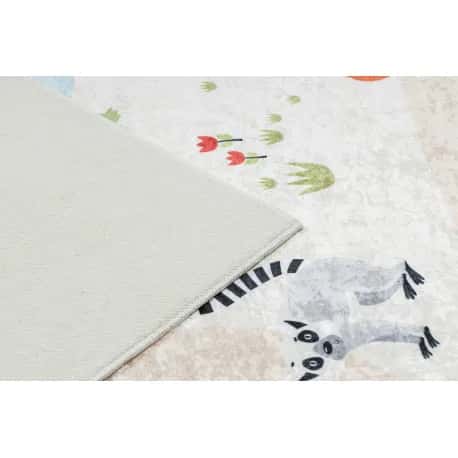 Dywan do prania BAMBINO 1165 Zoo, dla dzieci, antypoślizgowy – miniatura 5