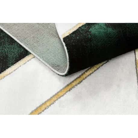 Dywan EMERALD ekskluzywny 1015 glamour, stylowy marmur, geometryczny butelkowa zieleń / złoty – miniatura 4