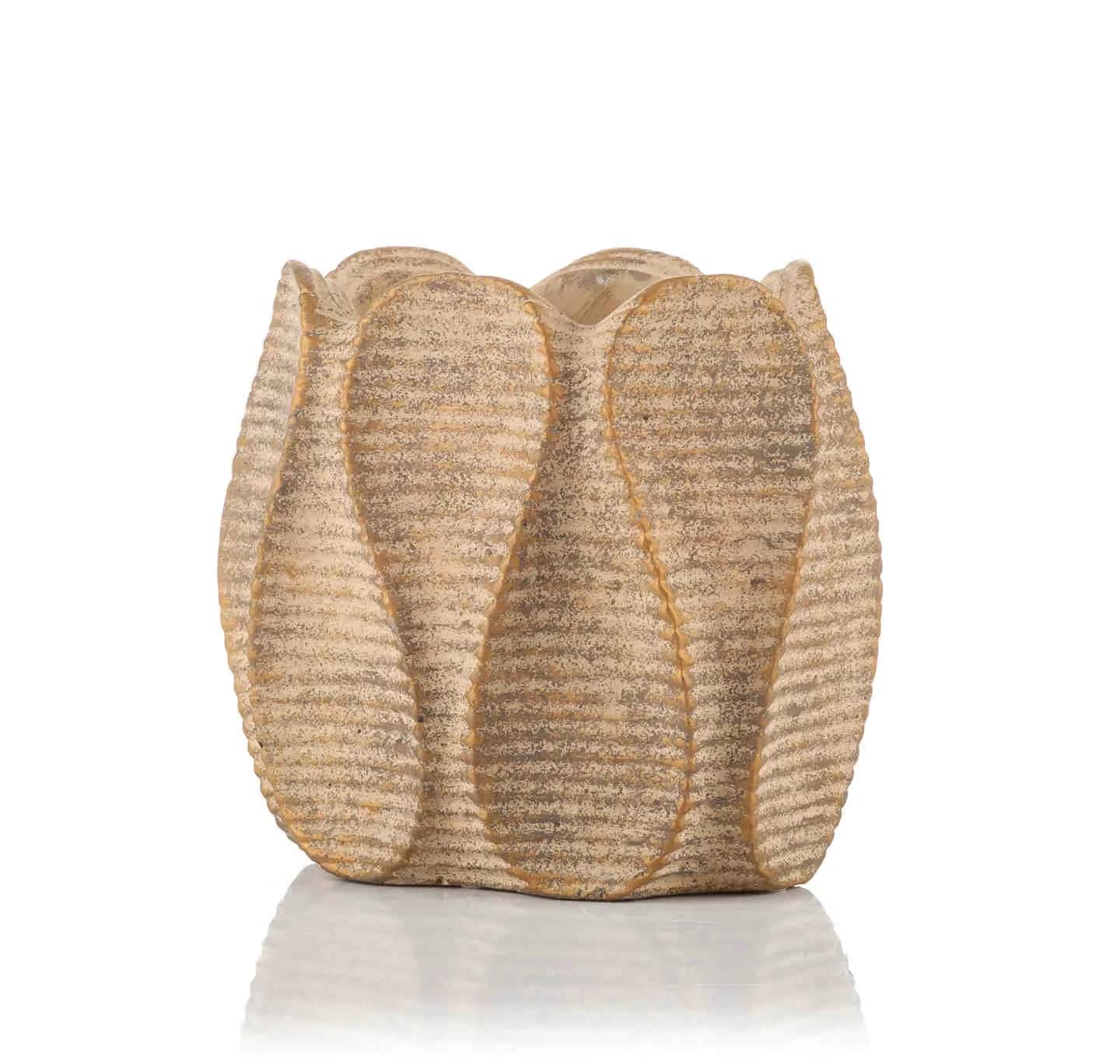 PTMD Osłona donicy WAXY owal L – miniatura 3