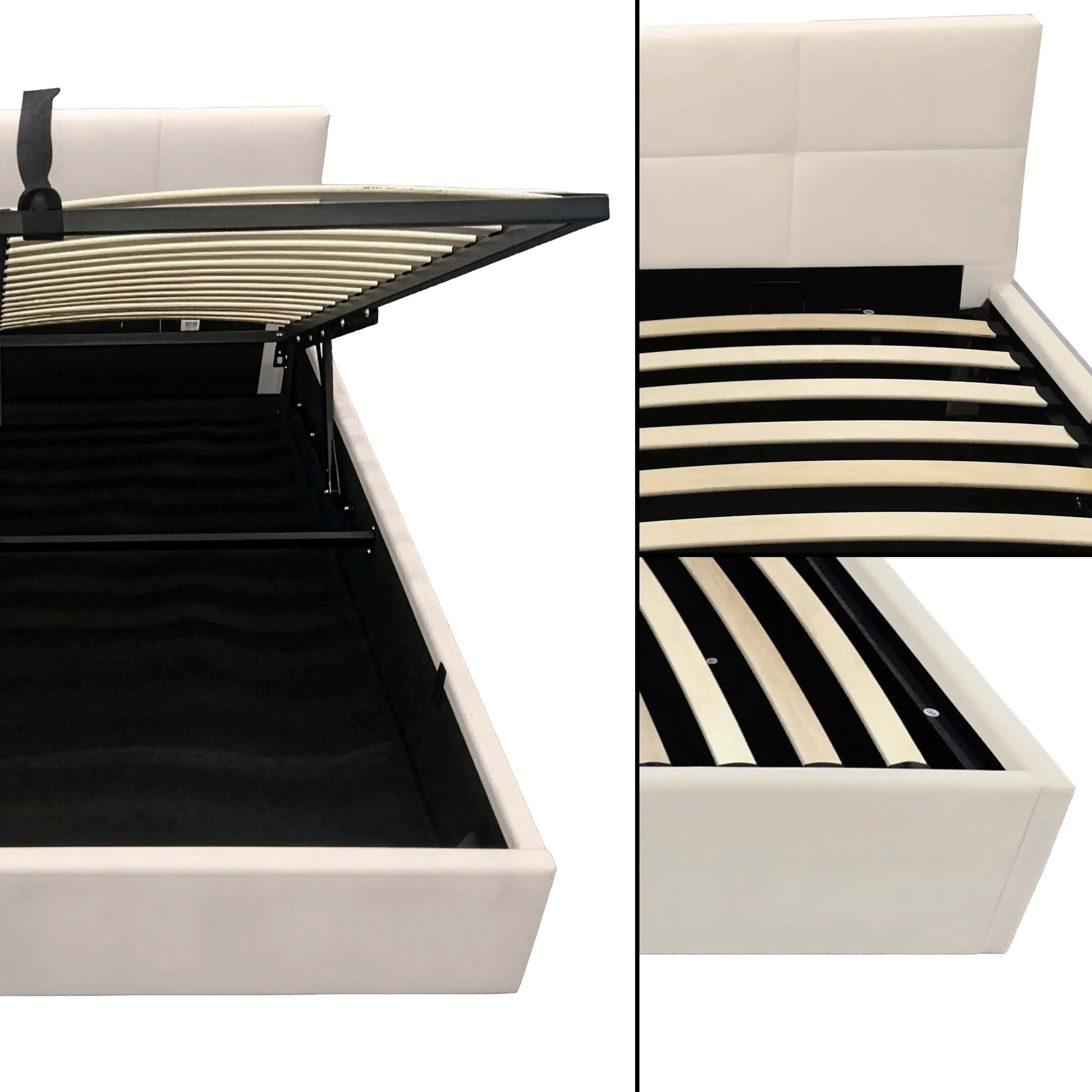 LT103 Łóżko Quadro 140x2x81 taupe – miniatura 5