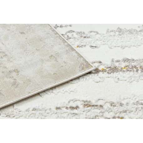 Dywan CORE 241A Ornament Vintage - Strukturalny, dwa poziomy runa, beż / złoty – miniatura 3
