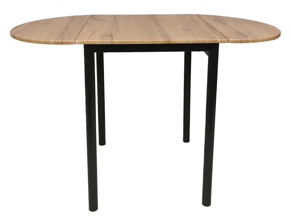 Stół owalny do jadalni kuchni dąb REIN 115(55)x76x60 cm – miniatura 1