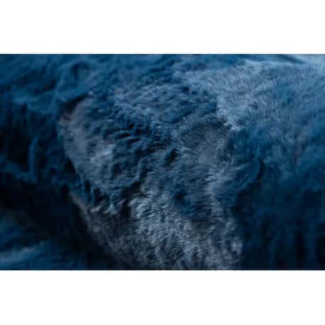 Dywan POSH Shaggy navy granat, gruby, pluszowy, antypoślizgowy, do prania – miniatura 5