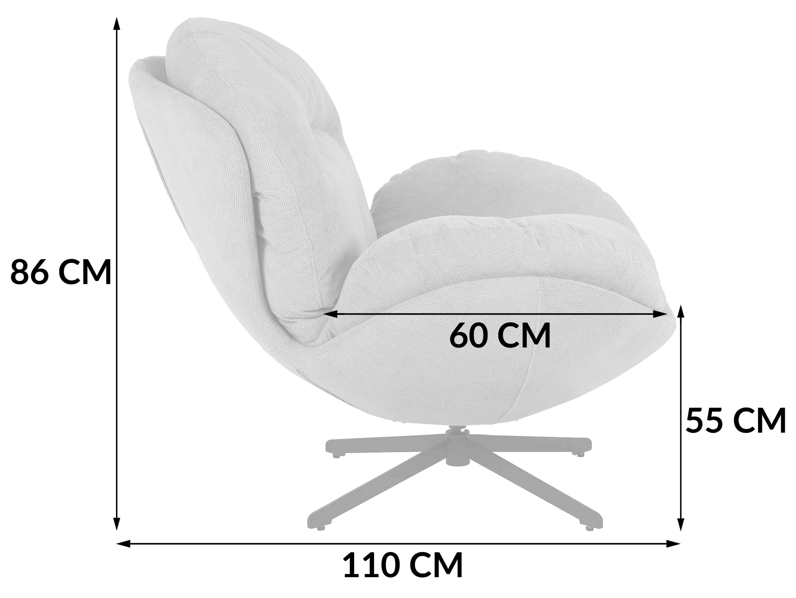 FO106 FOTEL MILO 3D J. beż – miniatura 7