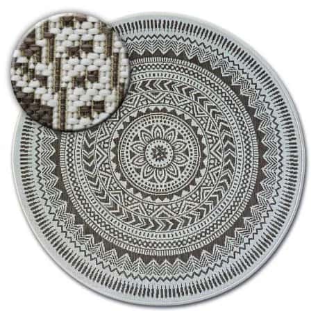 Dywan koło SZNURKOWY SIZAL FLAT 48695/768 WITRAŻ – miniatura 1