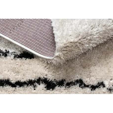 Dywan FLUFFY 2371 shaggy paski - krem / antracyt – miniatura 4