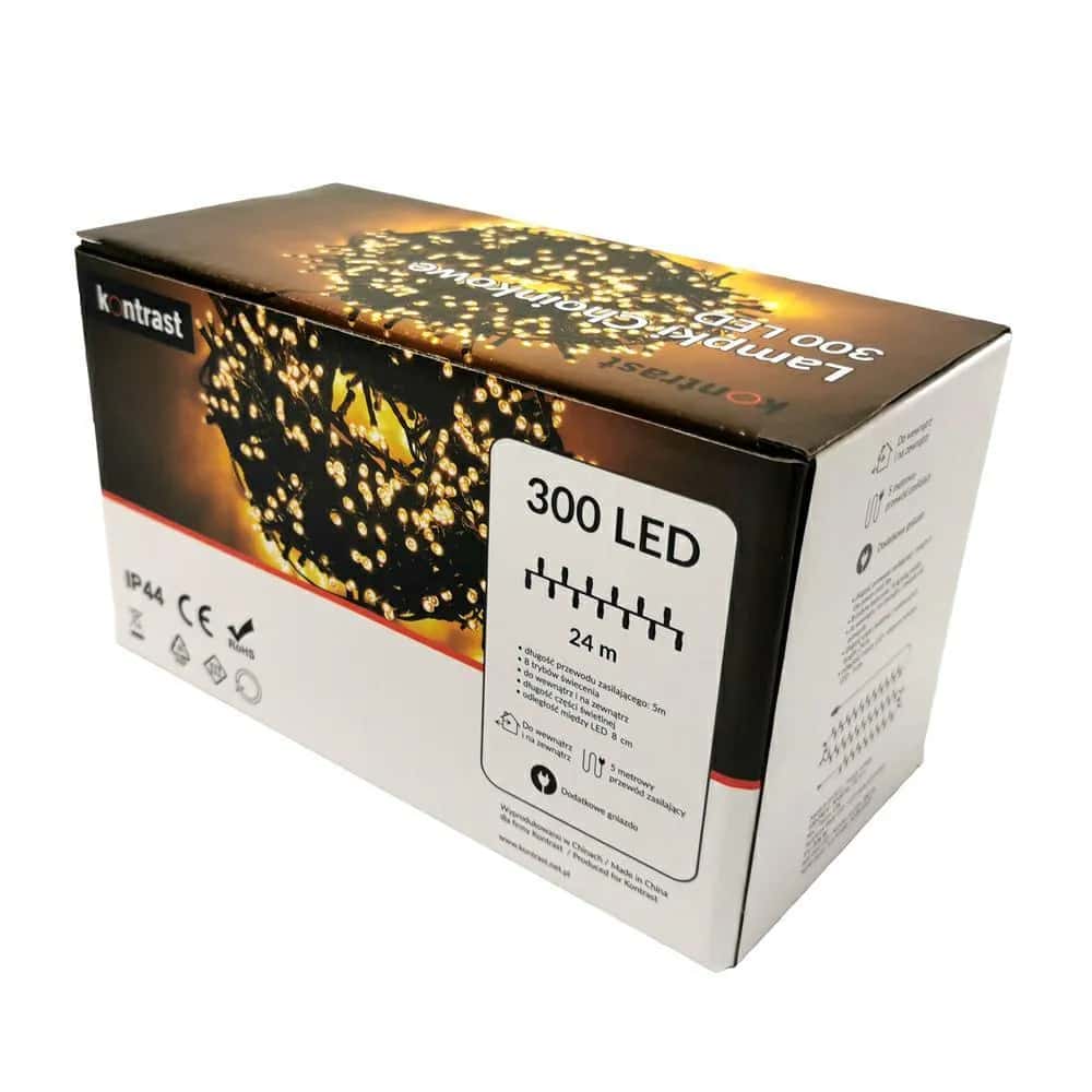 Lampki choinkowe 300LED ZIMNE – miniatura 3