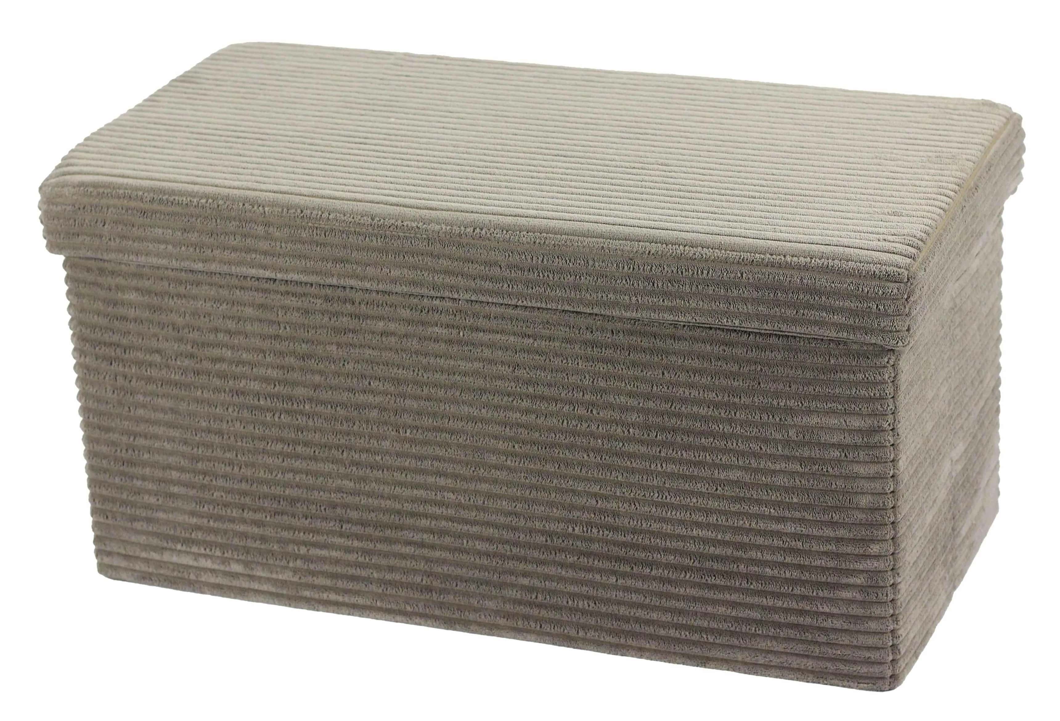Pufa LAMPAS DUO 60x30x30cm Brąz – miniatura 1