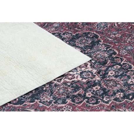 Dywan do prania ANDRE 2288 Orientalny vintage, antypoślizgowy - bordo / szary – miniatura 4