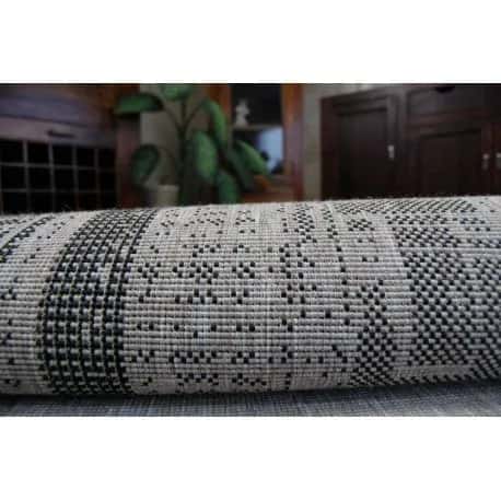 DYWAN SZNURKOWY SIZAL FLOORLUX 20237 srebrny / czarny – miniatura 4