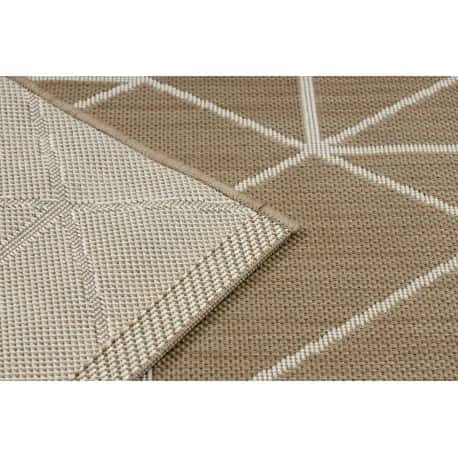 Dywan sizal FLAT 48959265 Geometryczny naturalny beż sznurkowy – miniatura 3