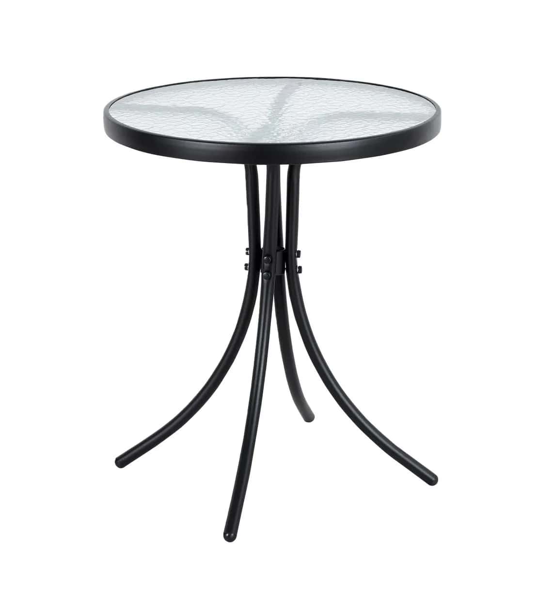 Zestaw mebli ogrodowych TERNI 60 cm 2os. czarny – miniatura 7
