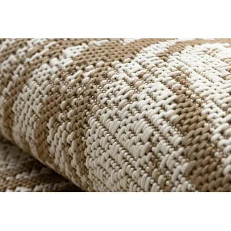 Dywan sizal FLAT 48977256 Liście Palmy - beż naturalny kolor słomkowy, sznurkowy – miniatura 5
