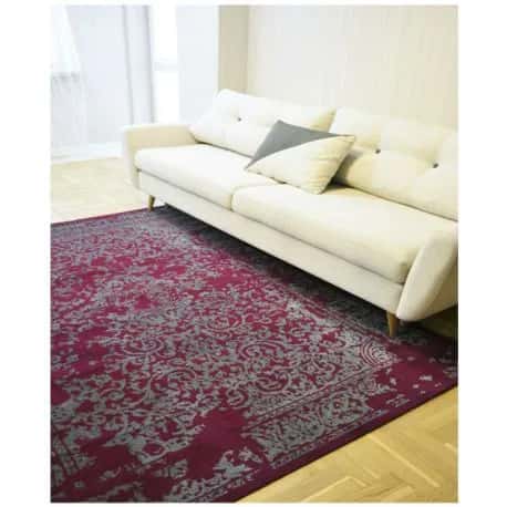Dywan Vintage 22208/082 bordo / szary rozeta klasyczny – miniatura 2