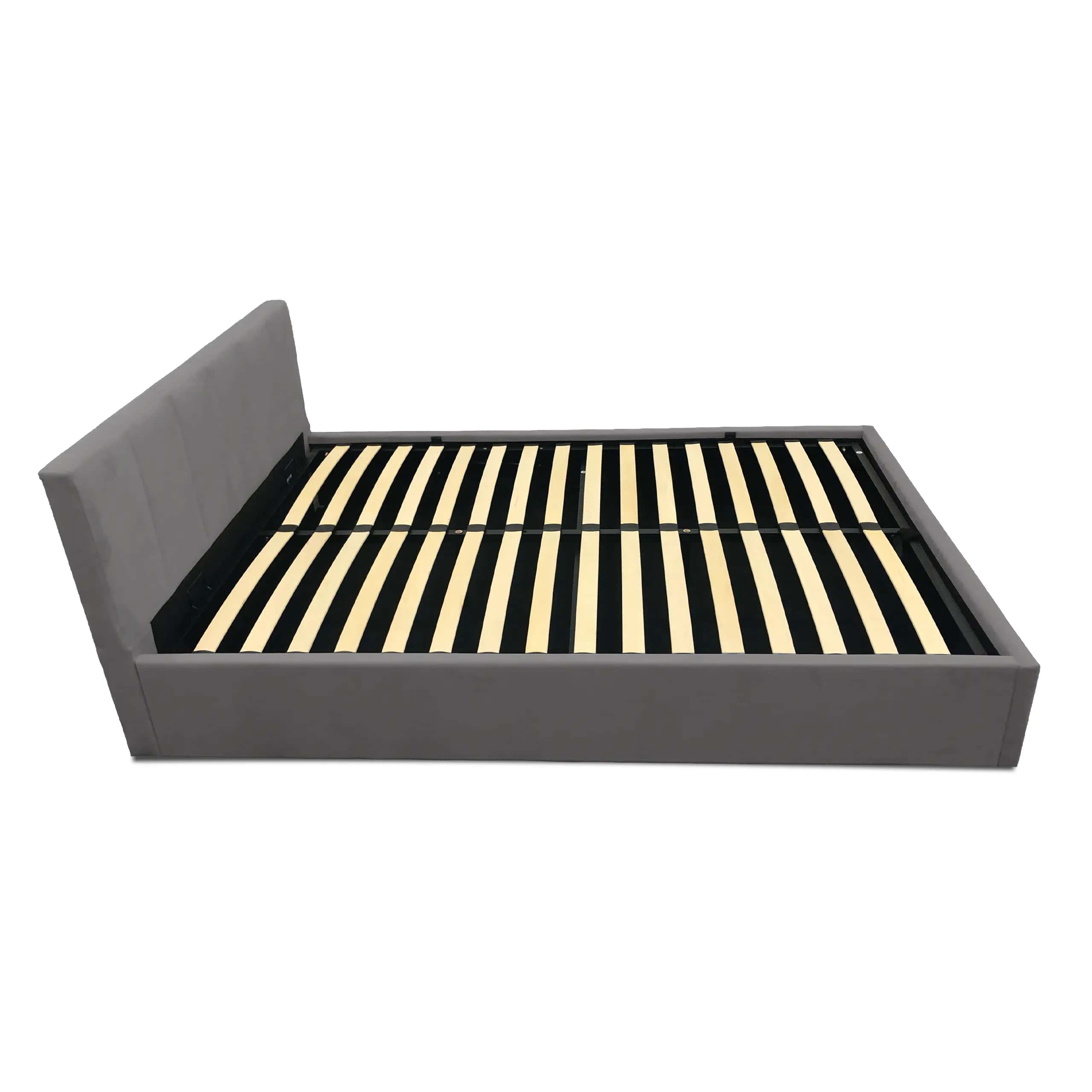 LT102 Łóżko Vertica 160x2x81 szary – miniatura 3