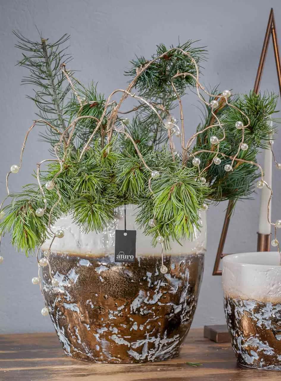 Donica MIDAXI white&copper XXL_Aluro – miniatura 4