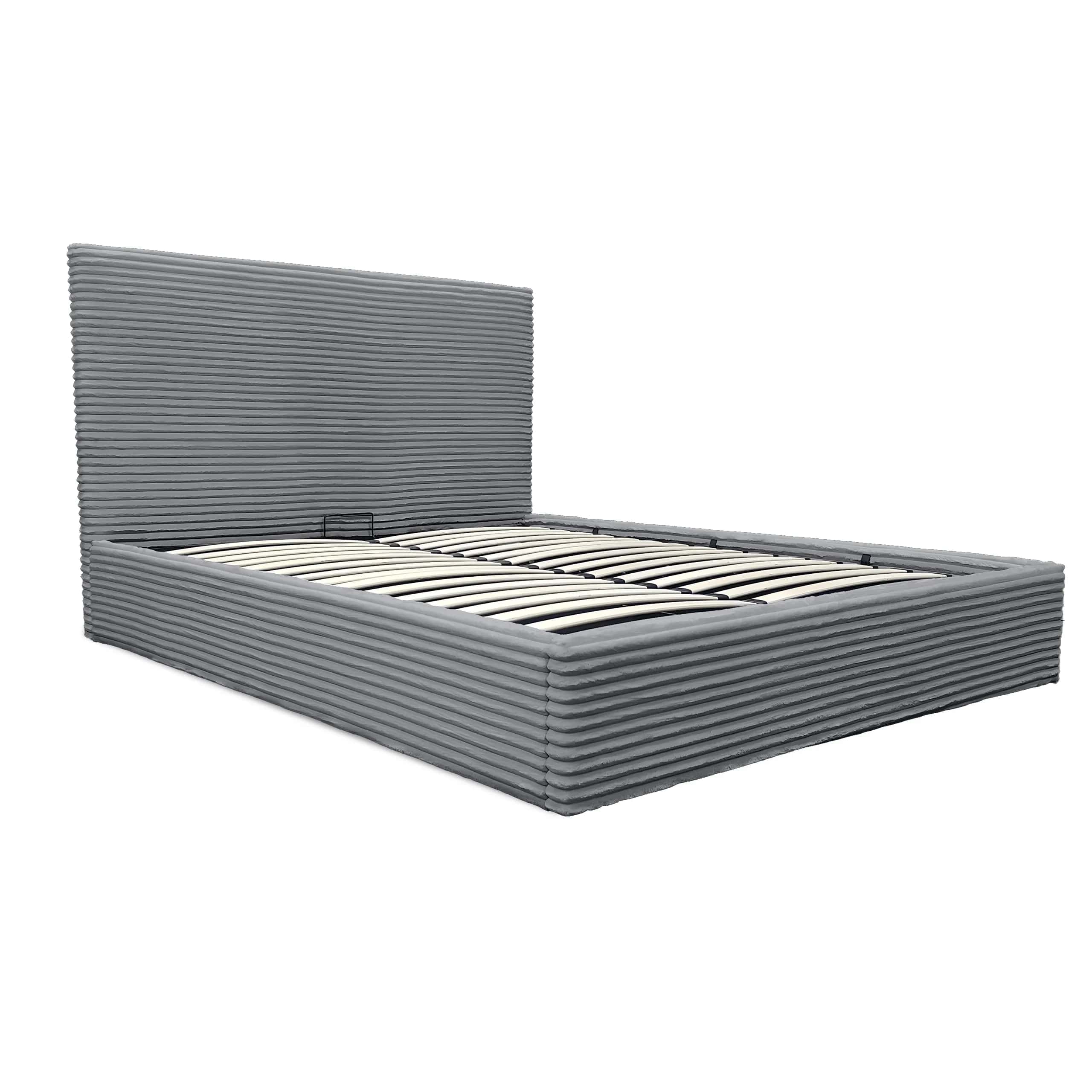 LT100 Łóżko Cordo 160x2x115 szary – miniatura 3