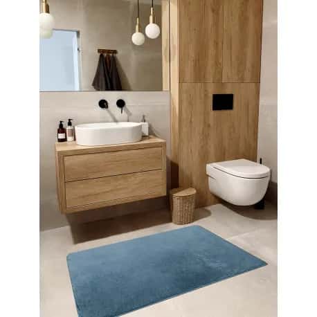 Dywan POSH Shaggy niebieski gruby, pluszowy, antypoślizgowy, do prania – miniatura 2