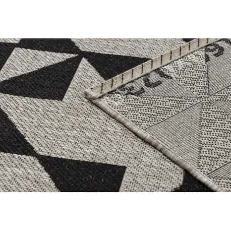 DYWAN SZNURKOWY SIZAL FLOORLUX 20489 silver / black TRÓJKĄTY – miniatura 4