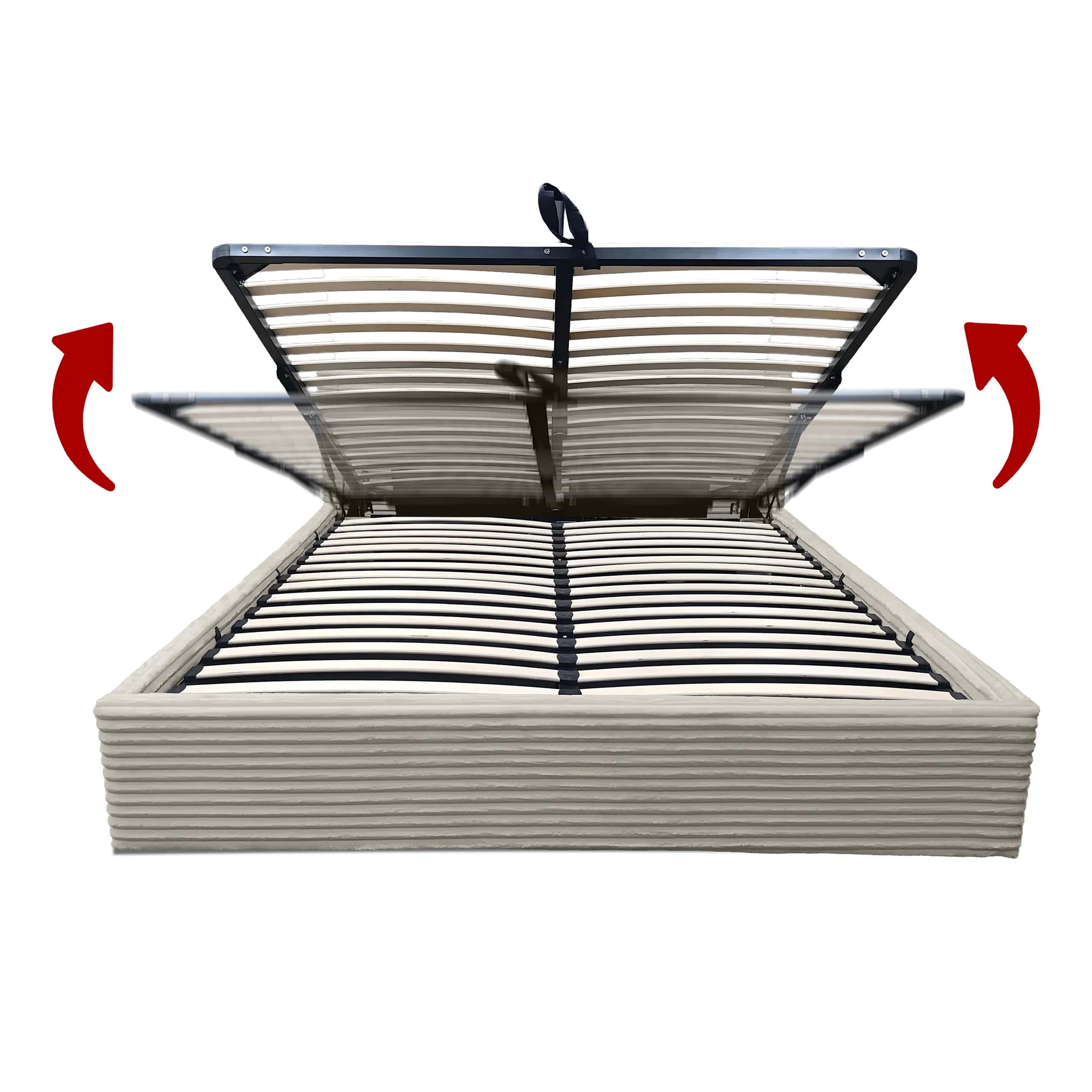 LT100 Łóżko Cordo 160x2x80 taupe – miniatura 6