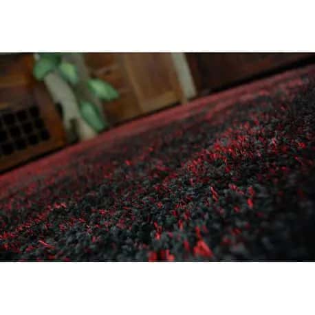Dywan SHAGGY NARIN P901 black red – miniatura 4