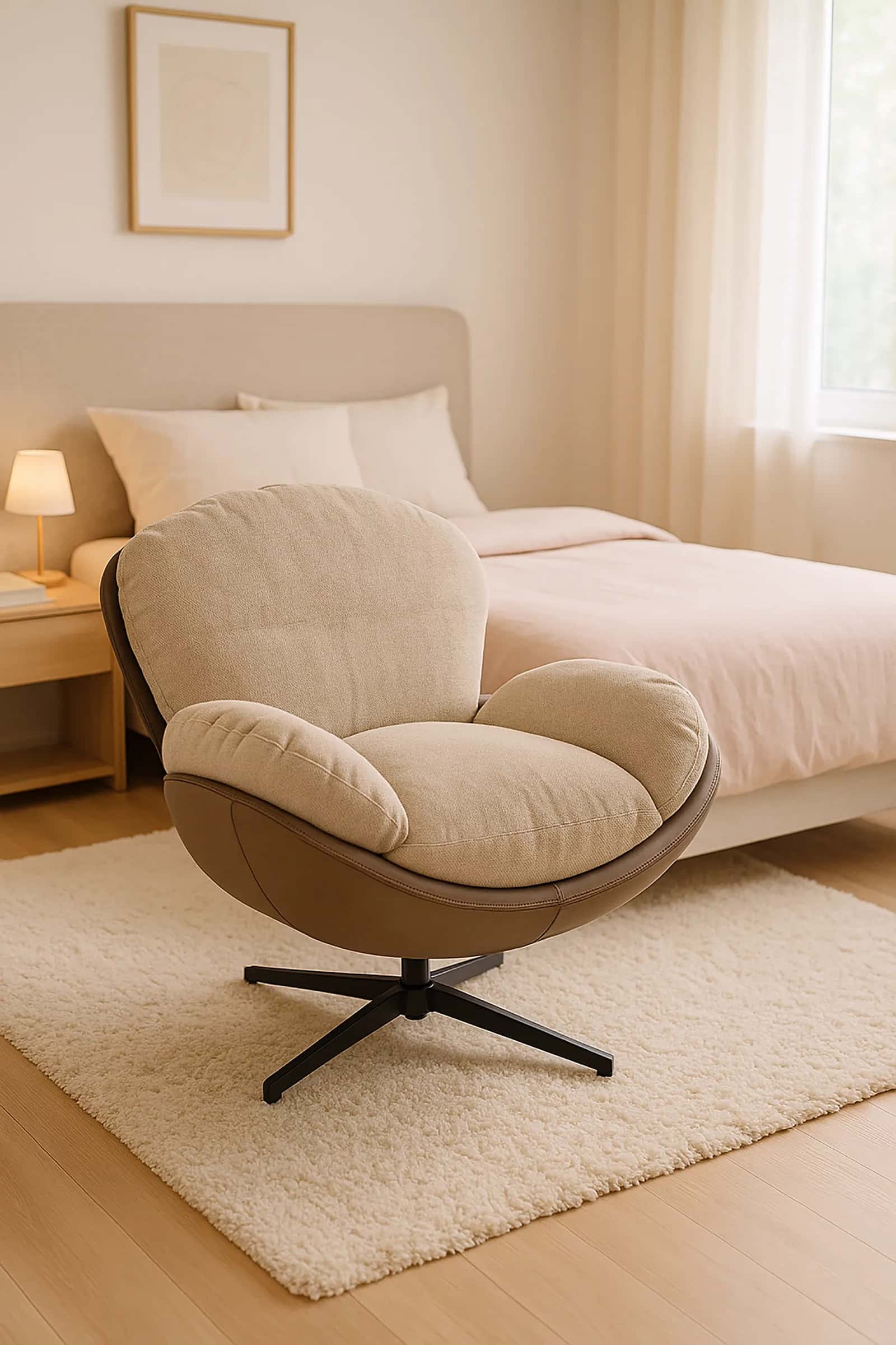 Fotel CALEB 3D taupe – miniatura 5