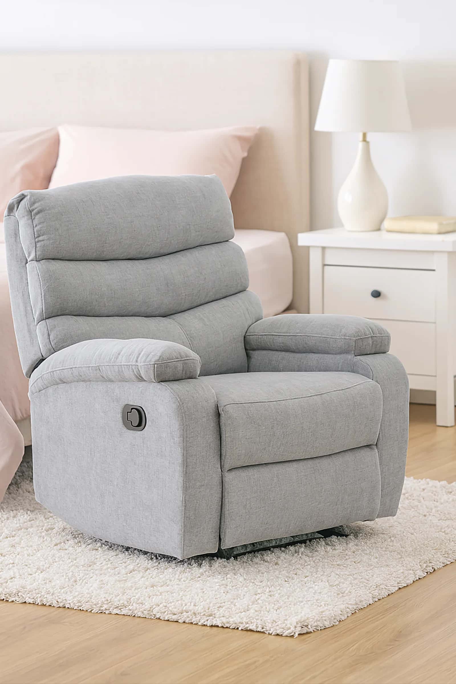 Fotel szenil recliner CASPER szary – miniatura 5