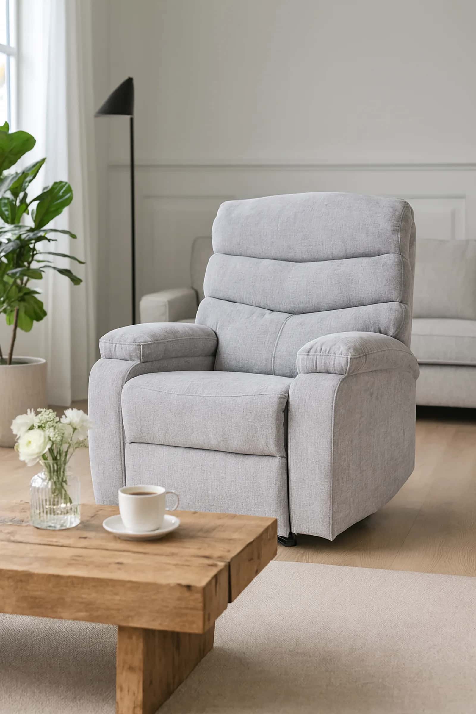 Fotel szenil recliner CASPER szary – miniatura 6