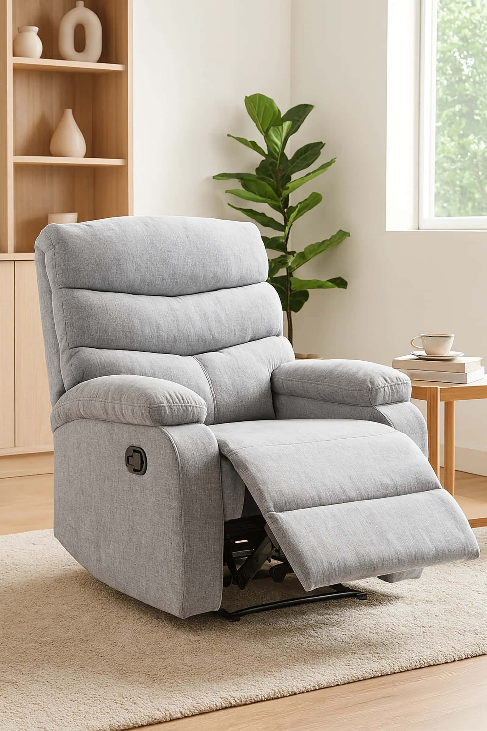 Fotel szenil recliner CASPER szary – miniatura 4