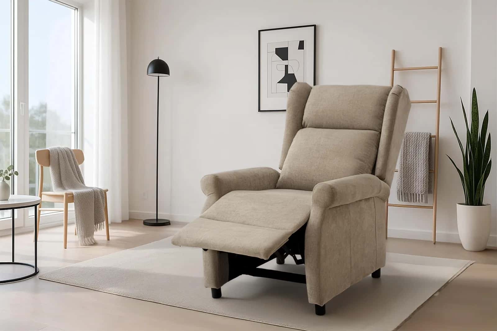 FW105 FOTEL FILIP Szen. Beż RECLINER – miniatura 2