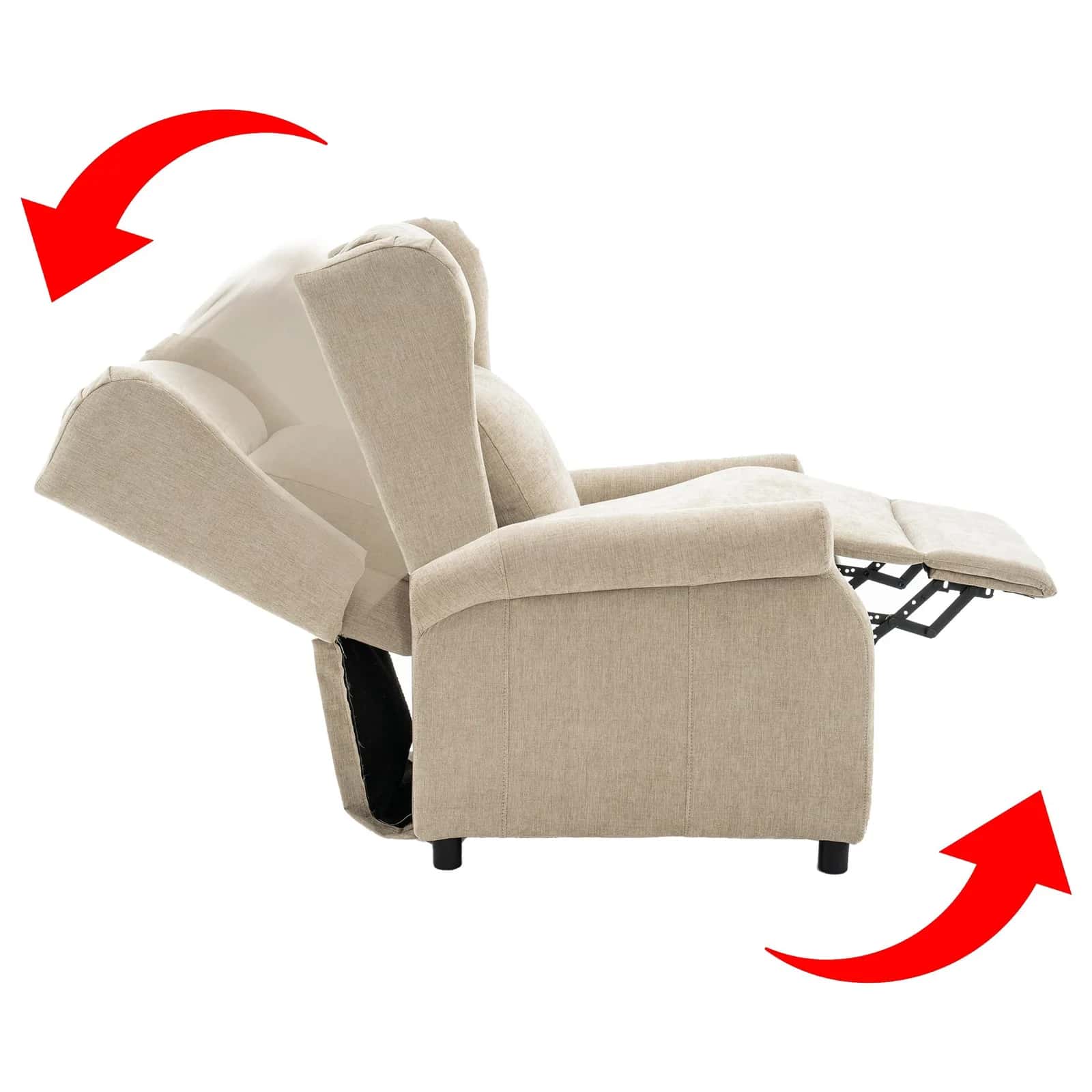 FW105 FOTEL FILIP Szen. Beż RECLINER – miniatura 6