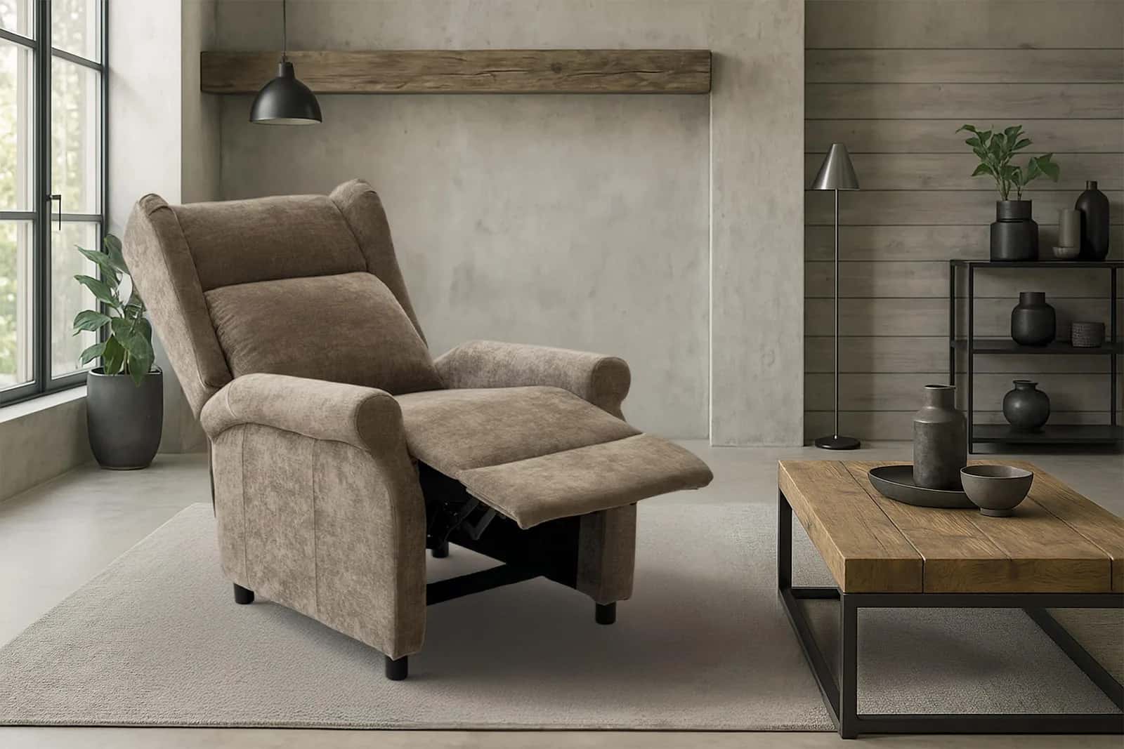 FW105 FOTEL FILIP Szen. Brąz Recliner – miniatura 4