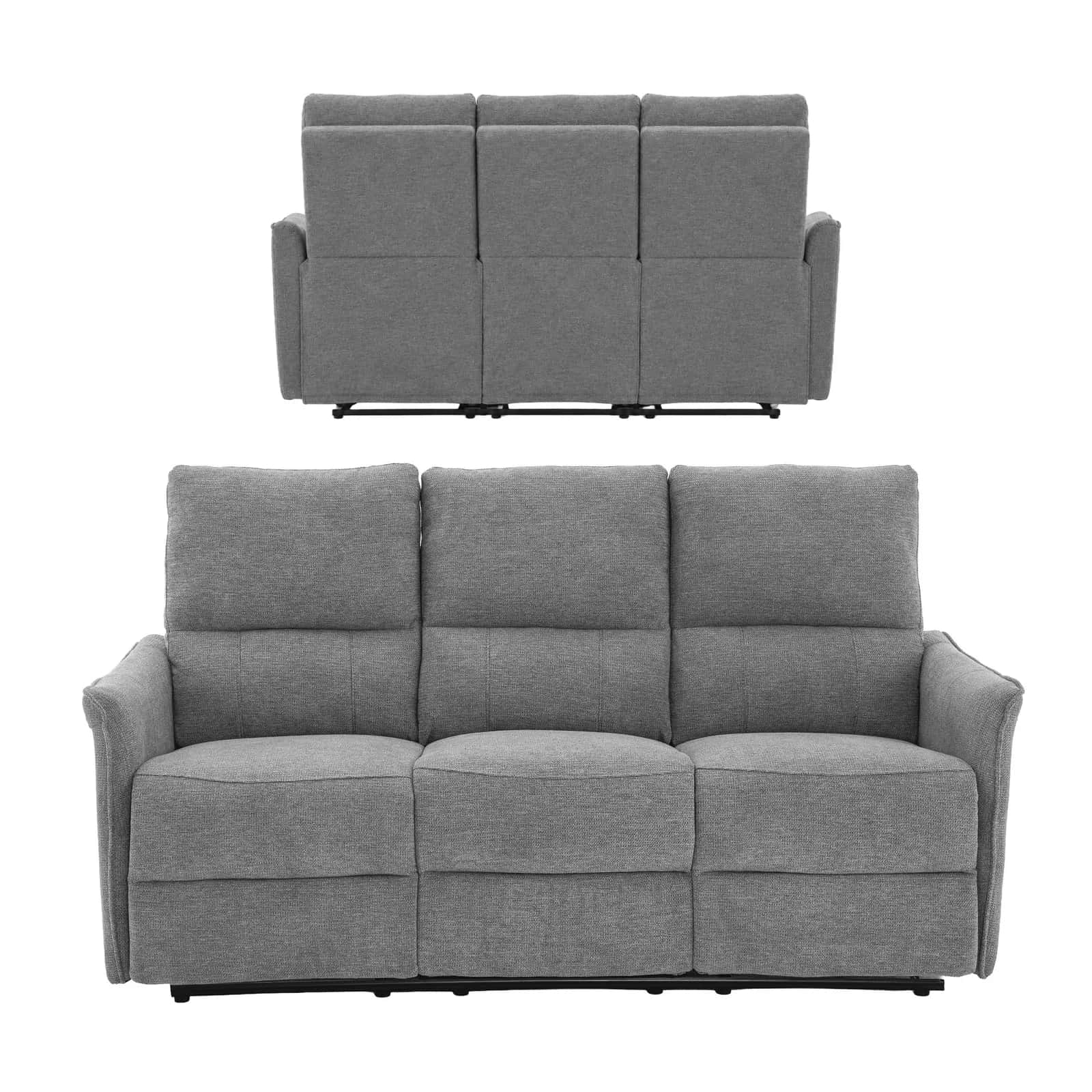 FW106-2 FOTEL TIMO DUO Szen. Szary Recliner – miniatura 2