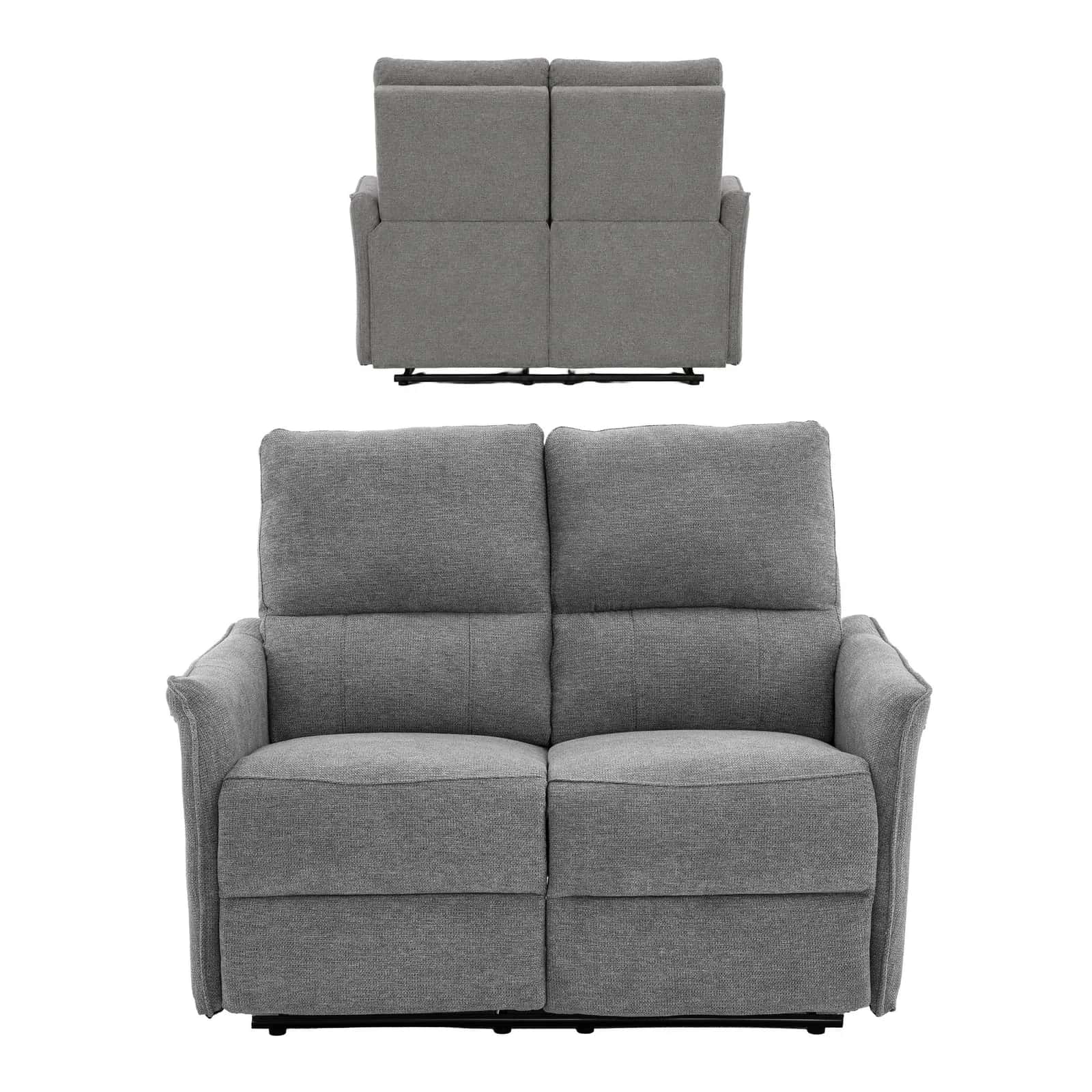 Fotel duo szenil recliner NORMAN szary – miniatura 4