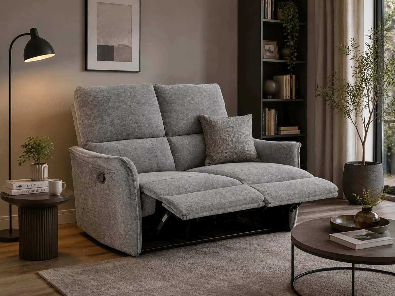 Fotel duo szenil recliner NORMAN szary – miniatura 10
