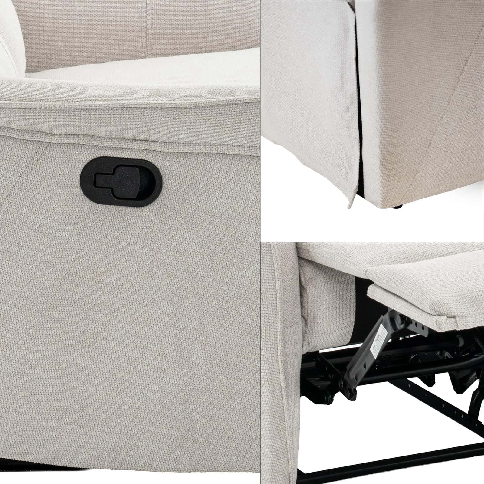 FW106-3 FOTEL TIMO TRIO Szen. Beż Recliner – miniatura 5
