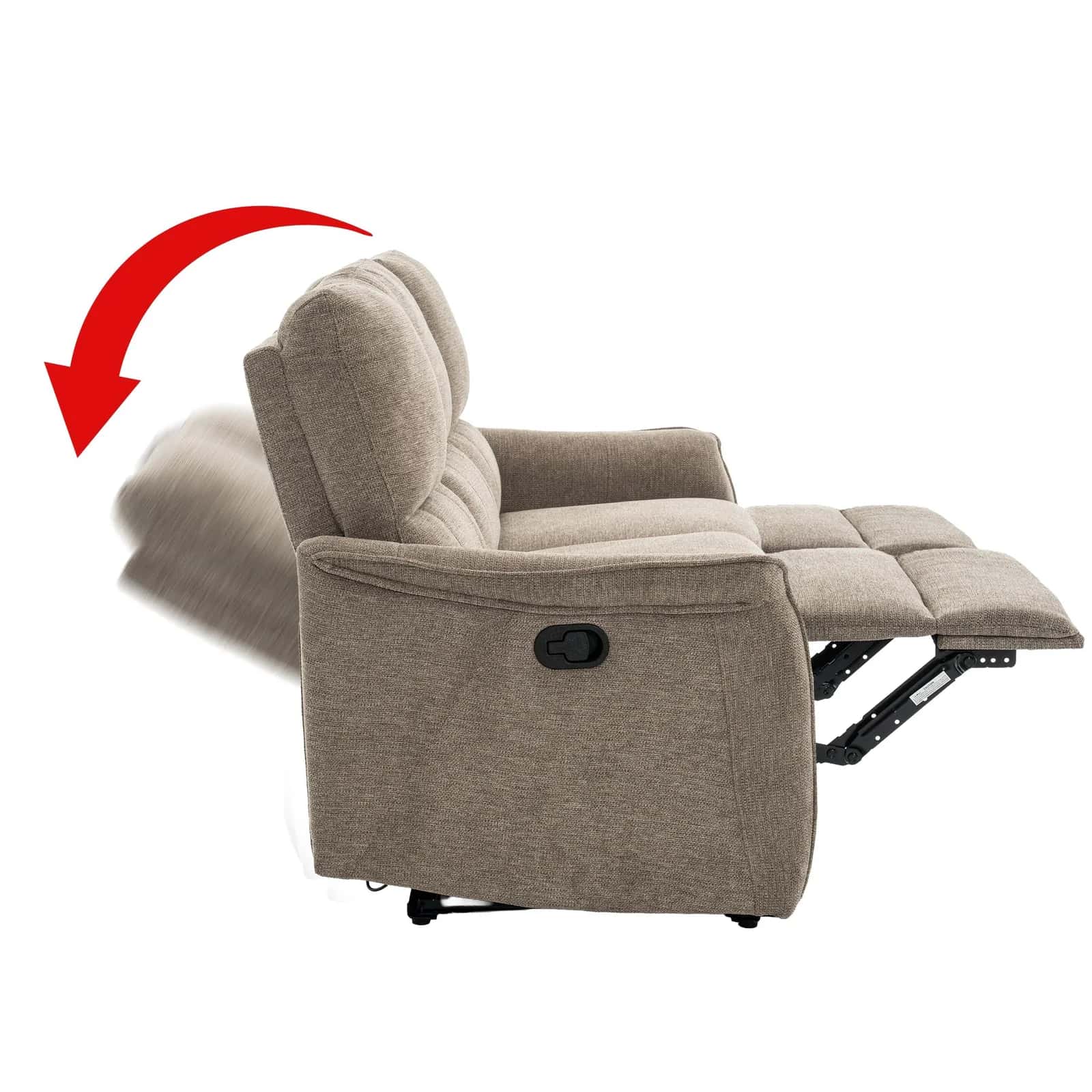 FW106-3 FOTEL TIMO TRIO Szen. Beż Recliner – miniatura 4