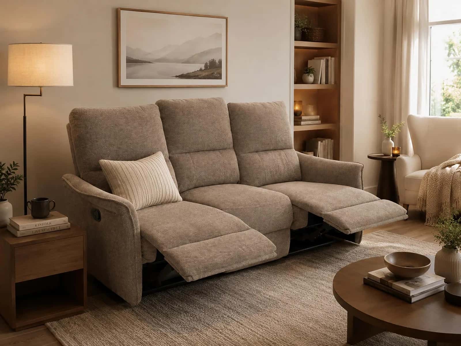 FW106-3 FOTEL TIMO TRIO Szen. Brąz Recliner – miniatura 10