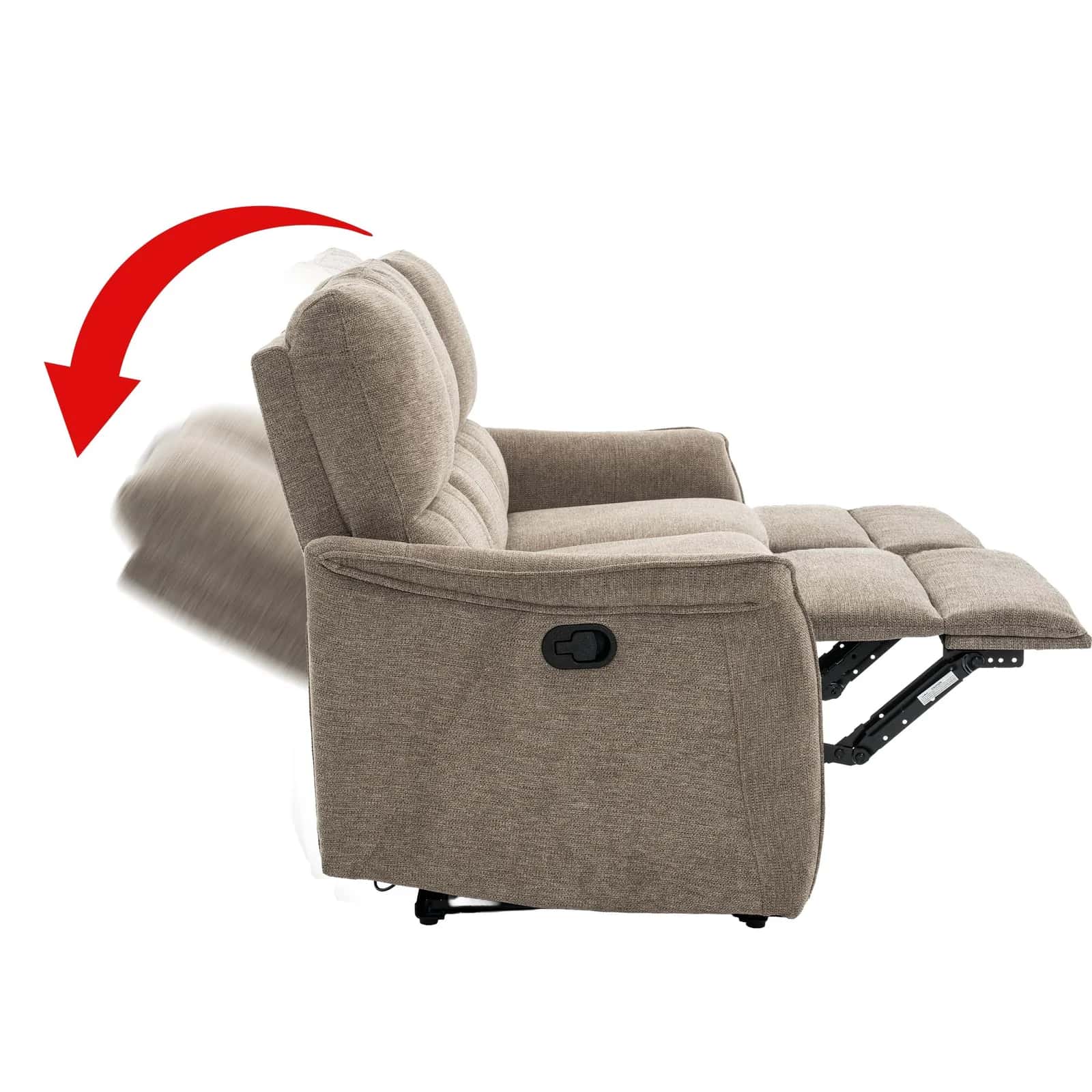 FW106-3 FOTEL TIMO TRIO Szen. Brąz Recliner – miniatura 4