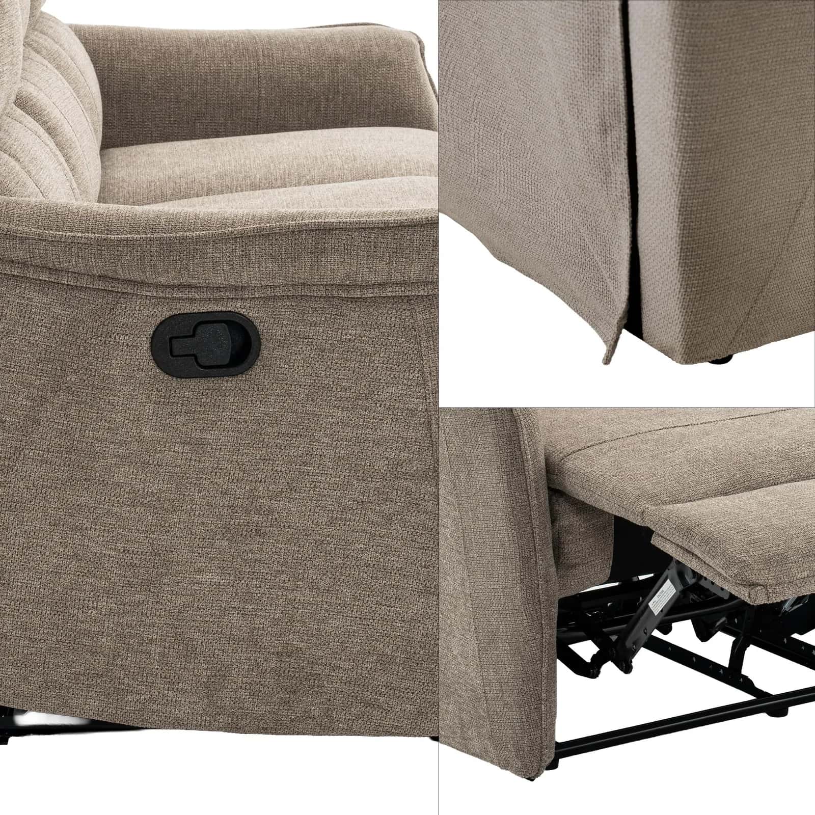 FW106-3 FOTEL TIMO TRIO Szen. Brąz Recliner – miniatura 5