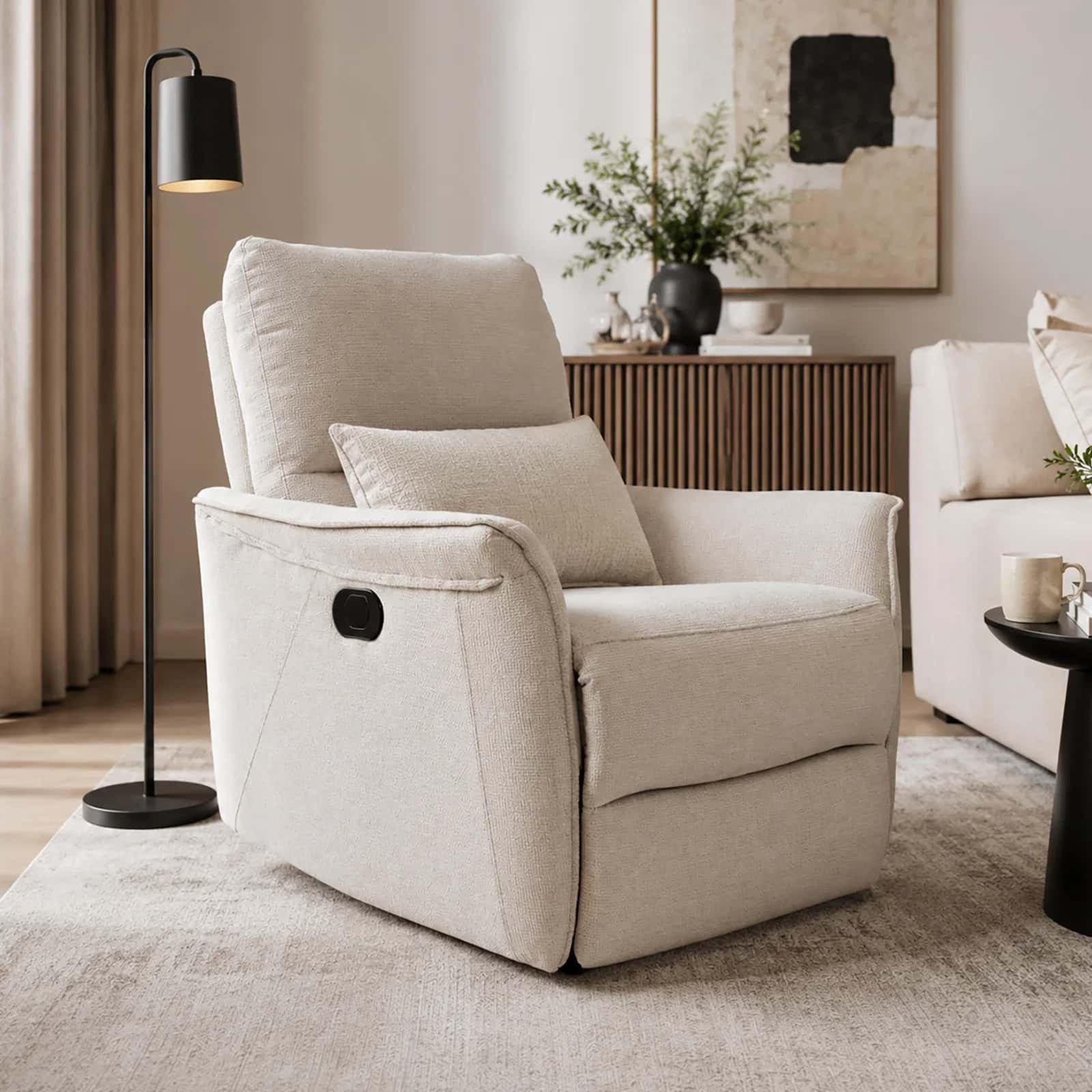 FW106 FOTEL TIMO Szen. Beż Recliner – miniatura 7