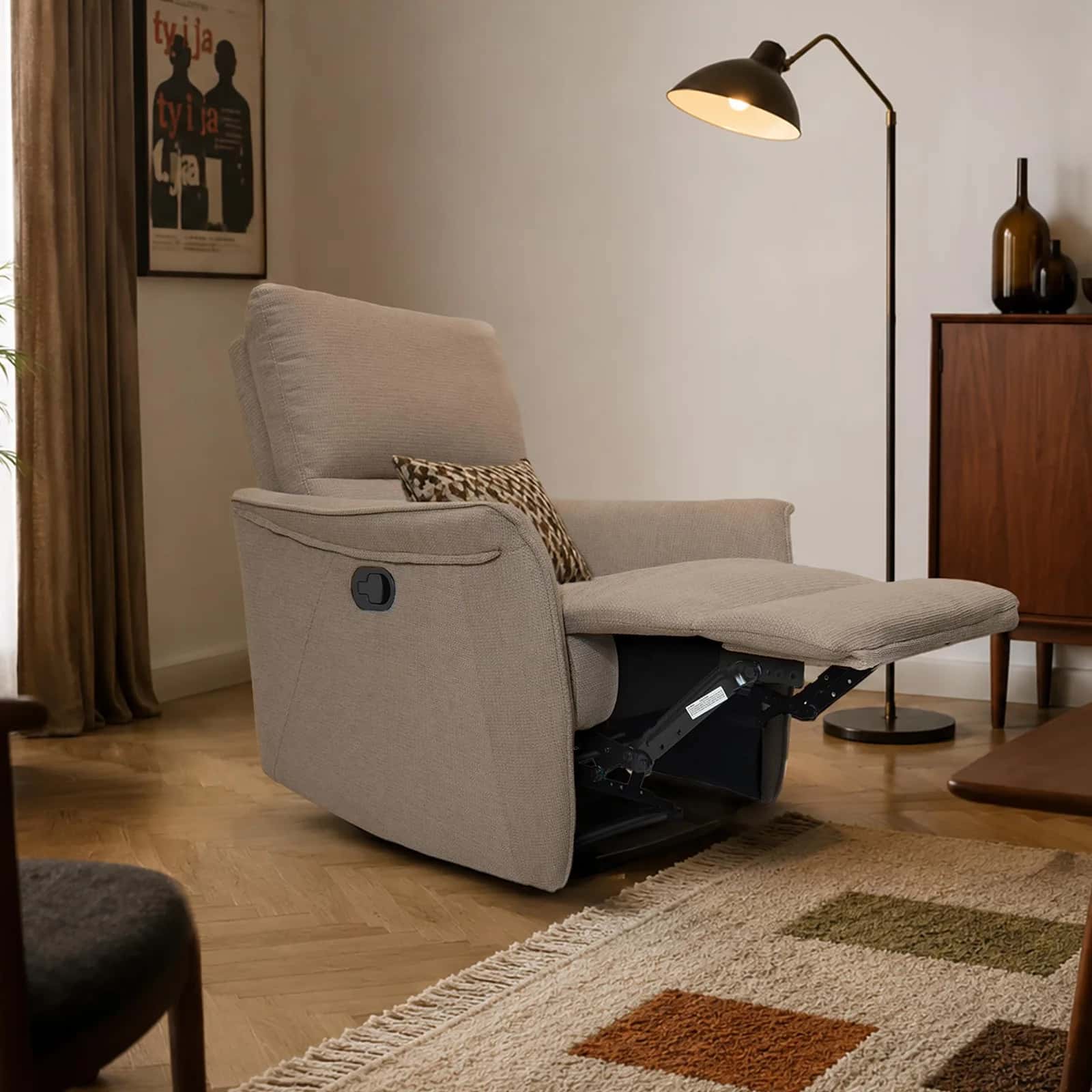 FW106 FOTEL TIMO Szen. Brąz Recliner – miniatura 9