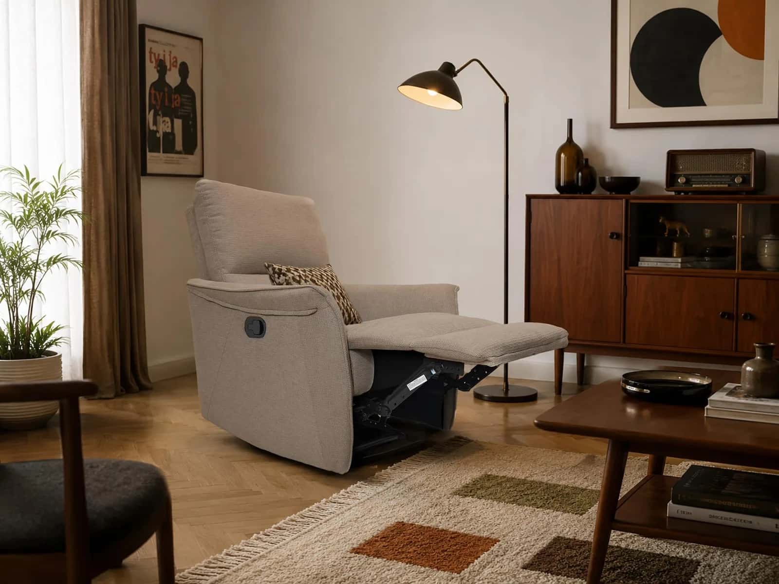 FW106 FOTEL TIMO Szen. Brąz Recliner – miniatura 10