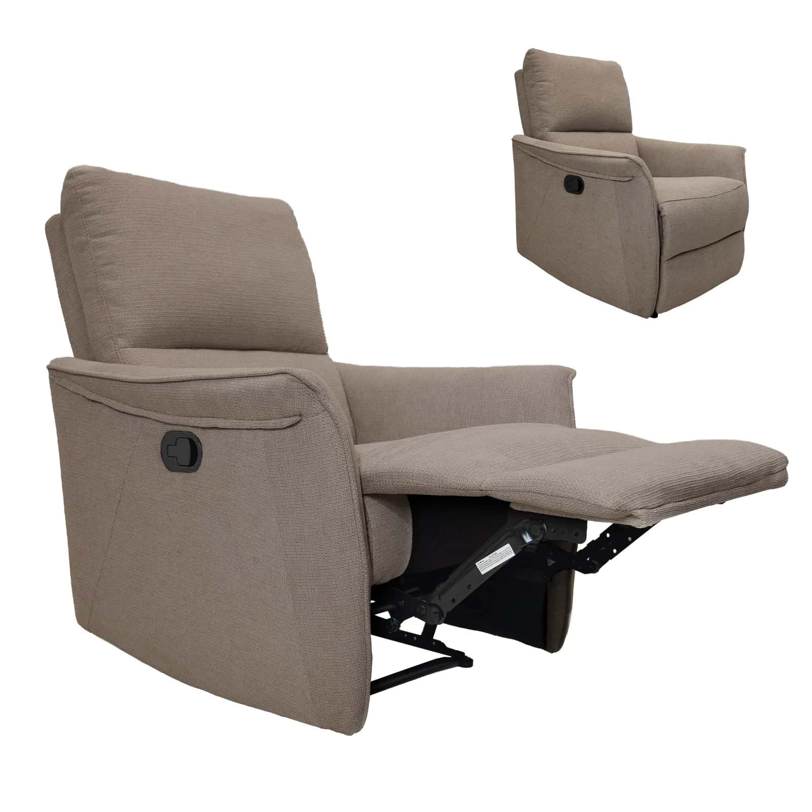 FW106 FOTEL TIMO Szen. Brąz Recliner – miniatura 3