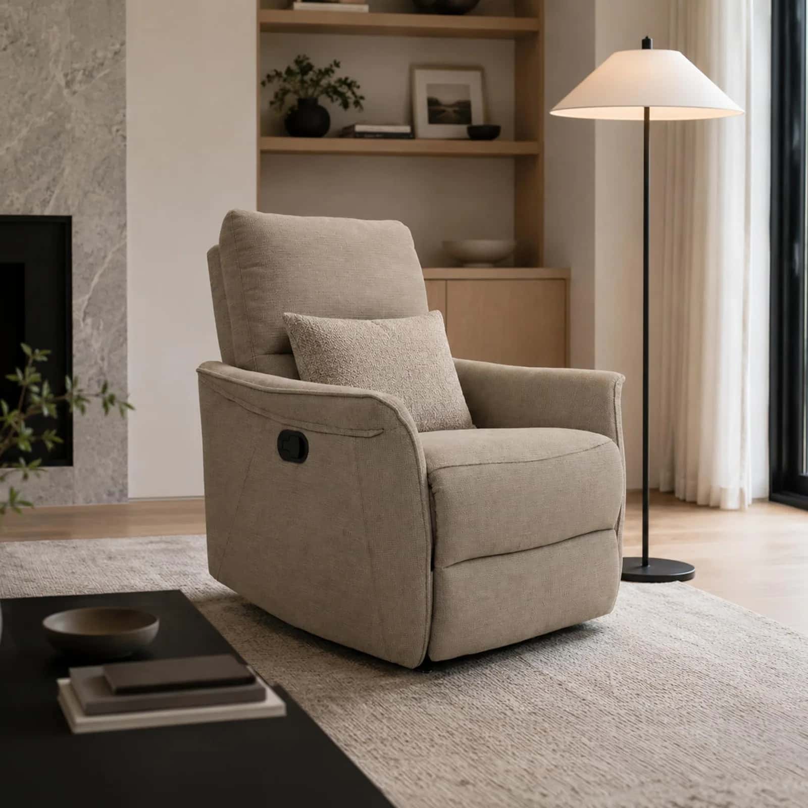FW106 FOTEL TIMO Szen. Brąz Recliner – miniatura 7