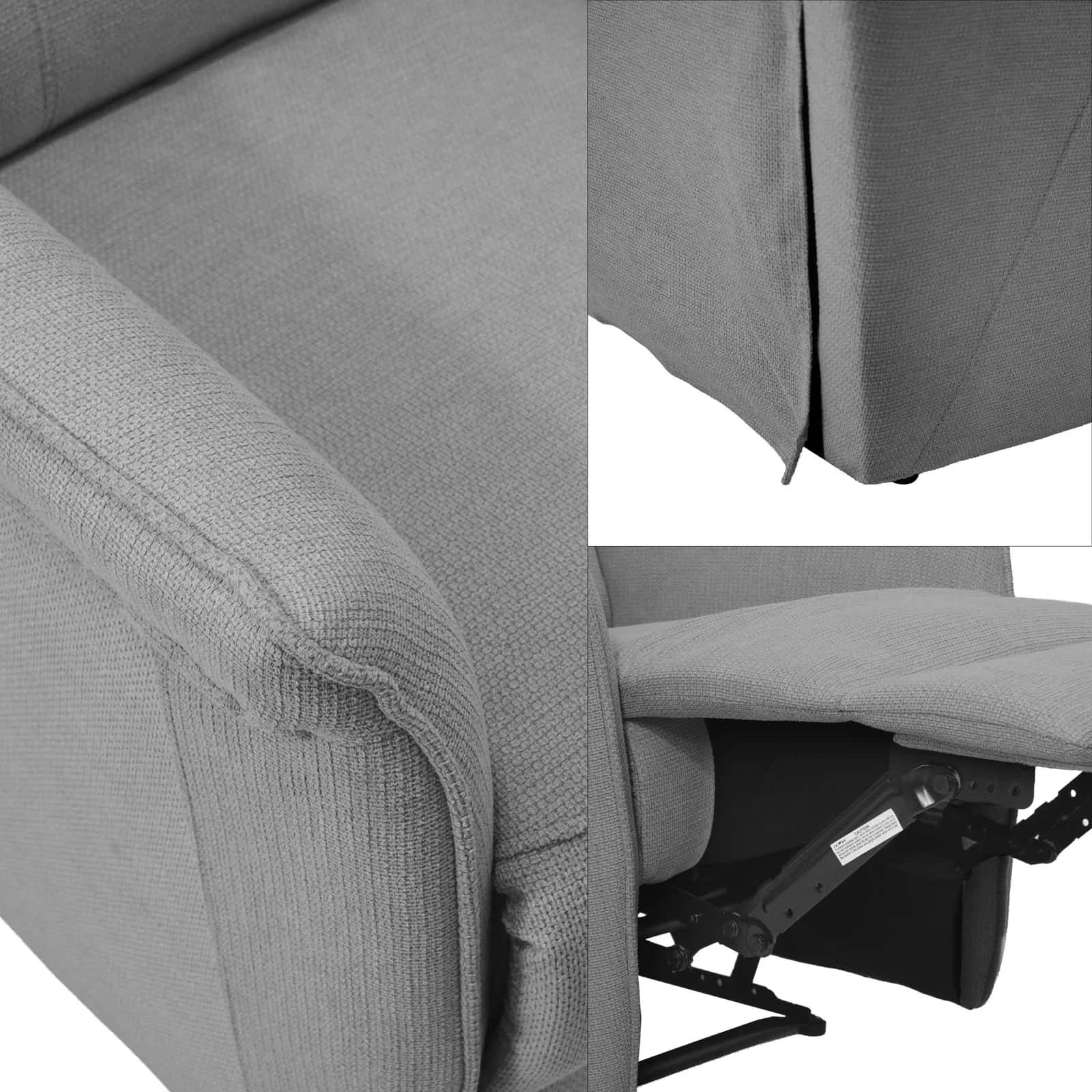 FW106 FOTEL TIMO Szen. Szary Recliner – miniatura 5
