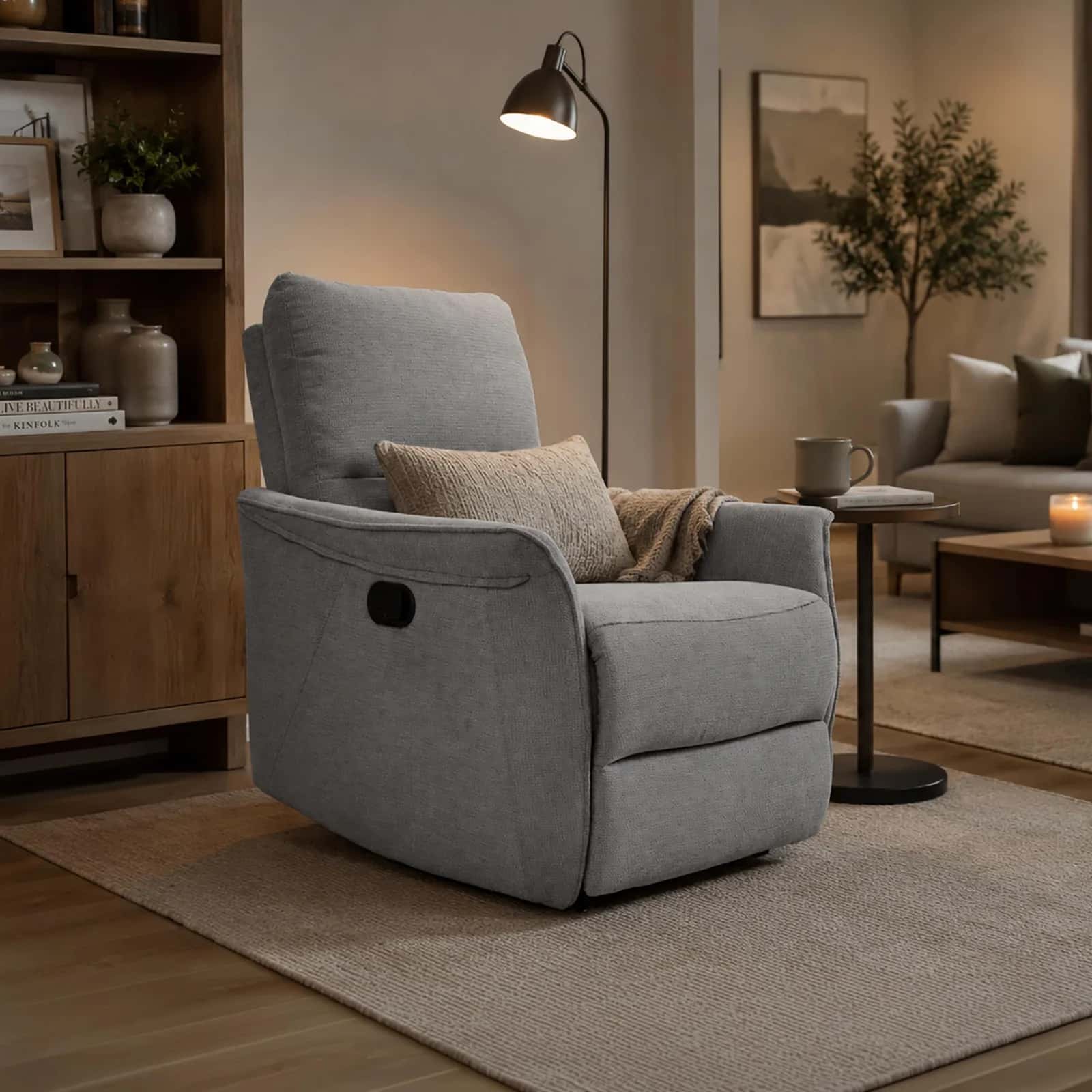 FW106 FOTEL TIMO Szen. Szary Recliner – miniatura 7