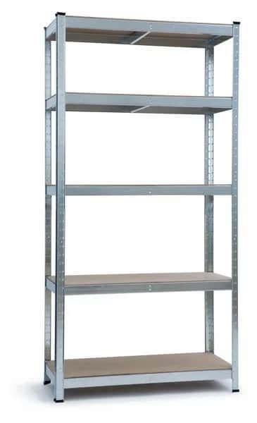 HD5000/150 Regał metal 180x90x40 czar DW – miniatura 1